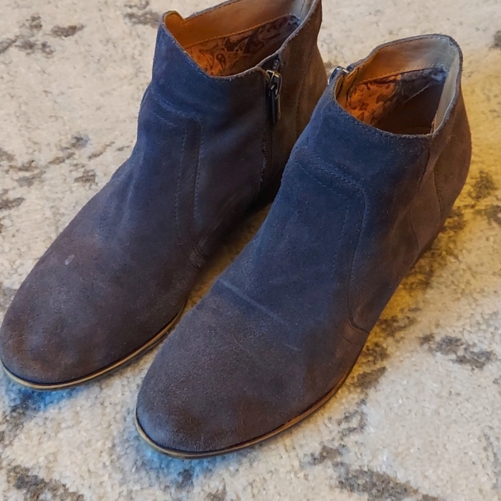 Suede Booties